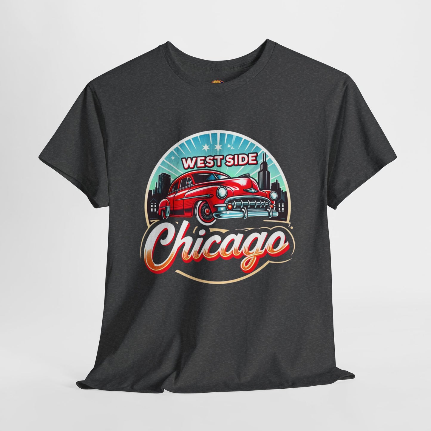 WESTSIDE CHICAGO CLASSIC CAR Unisex Heavy Cotton Tee