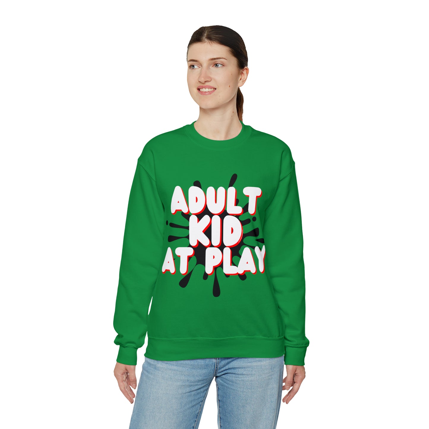 ADULT KID AT PLAY SWEATSHIRT