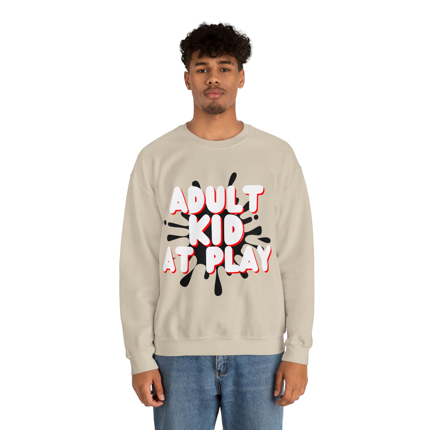 ADULT KID AT PLAY SWEATSHIRT