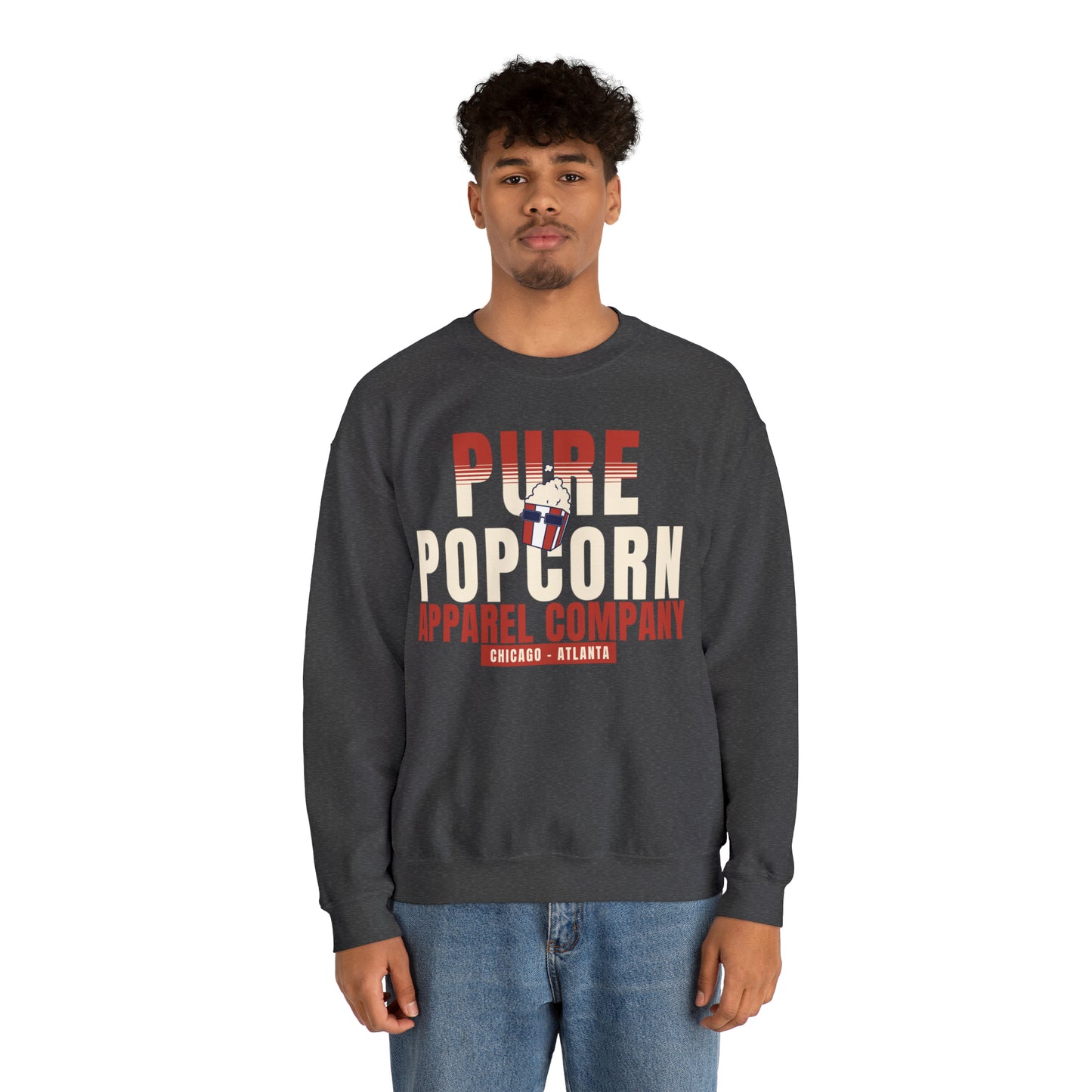 PURE POPCORN APPAREL COMPANY BOLD SWEATSHIRT
