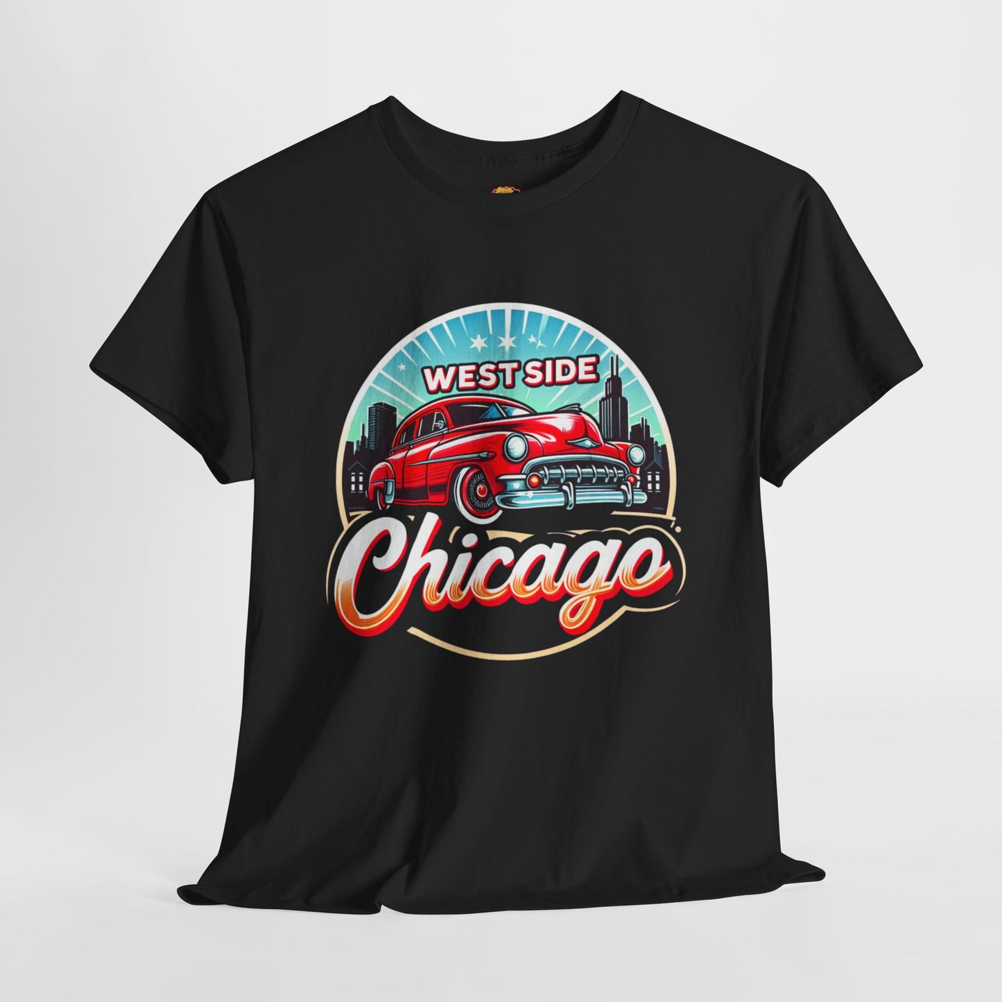 WESTSIDE CHICAGO CLASSIC CAR Unisex Heavy Cotton Tee