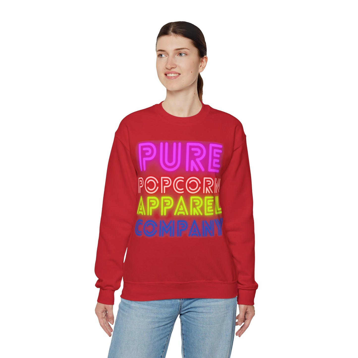 NEON PURE POPCORN APPAREL COMPANY SWEATSHIRT