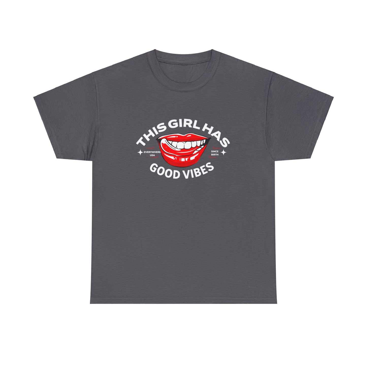 GOOD VIBES-Unisex Heavy Cotton Tee