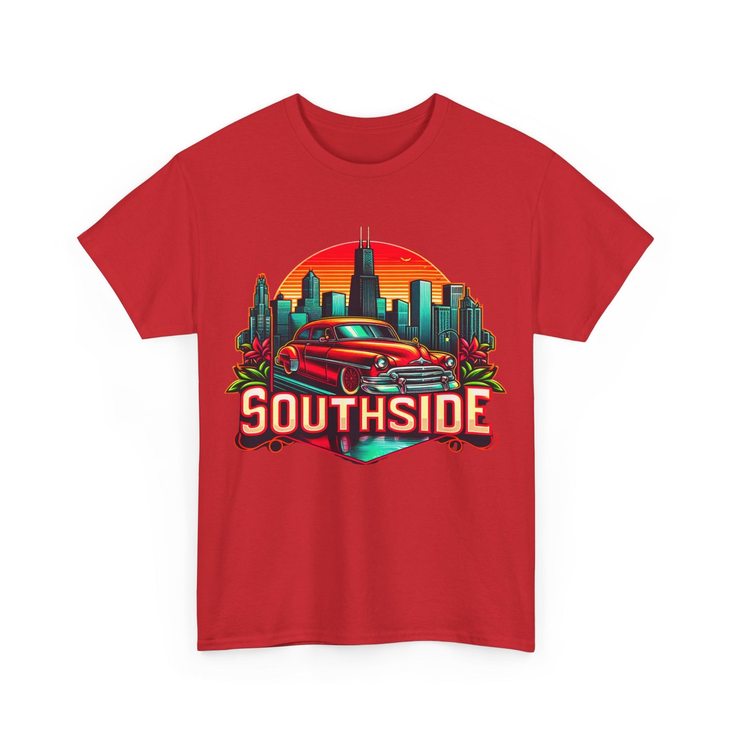 SOUTHSIDE OL SCHOOL CAR Unisex Heavy Cotton Tee