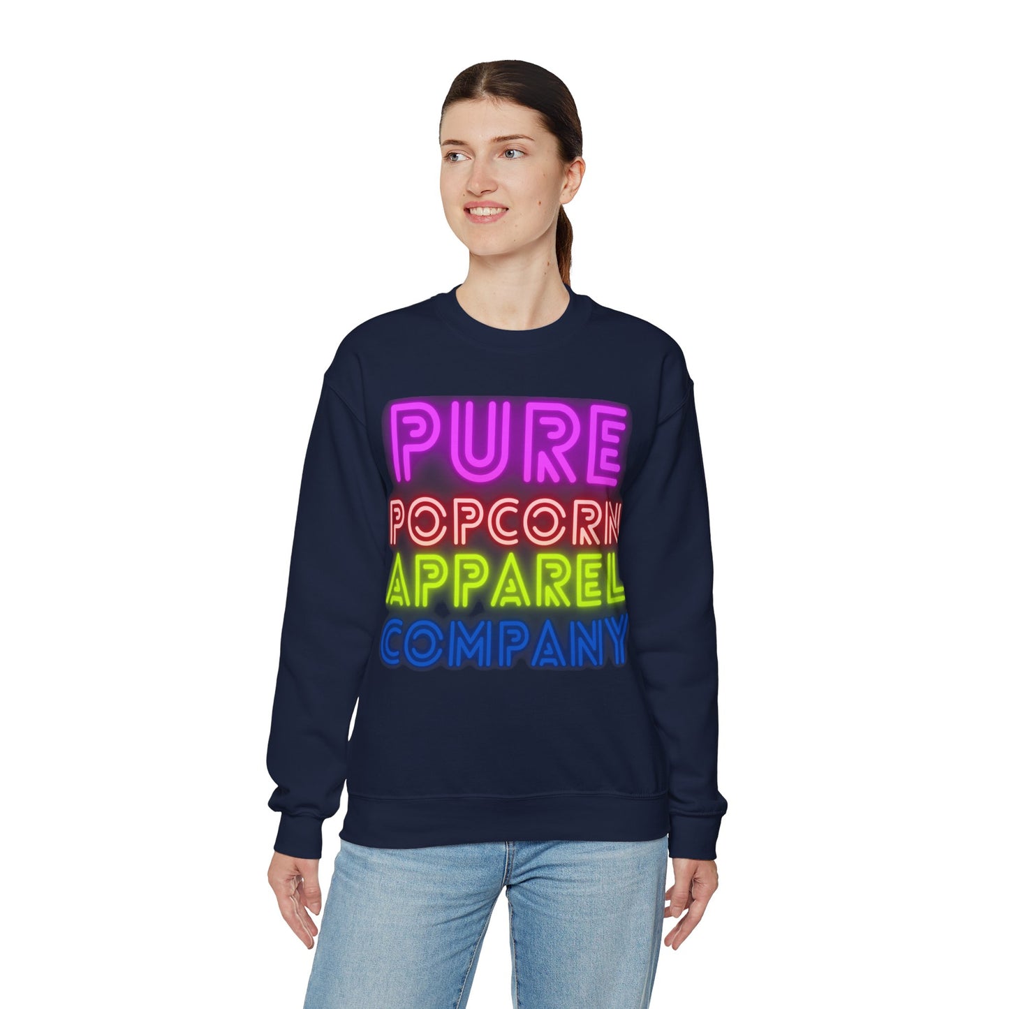 NEON PURE POPCORN APPAREL COMPANY SWEATSHIRT