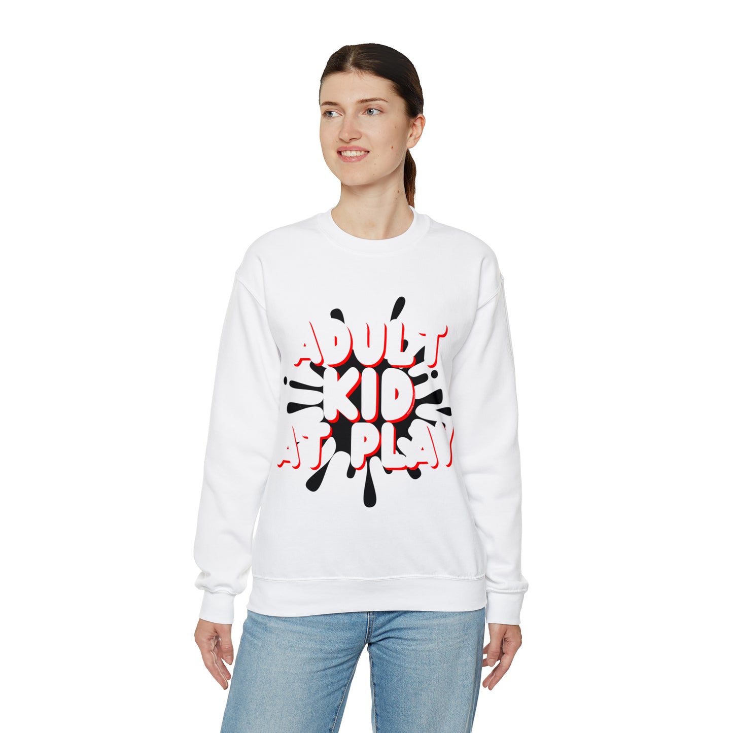ADULT KID AT PLAY SWEATSHIRT