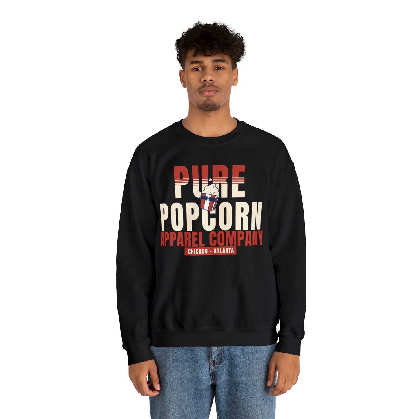 PURE POPCORN APPAREL COMPANY BOLD SWEATSHIRT