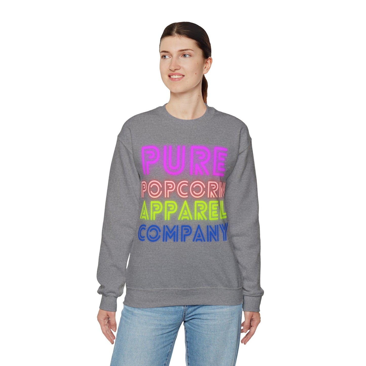 NEON PURE POPCORN APPAREL COMPANY SWEATSHIRT