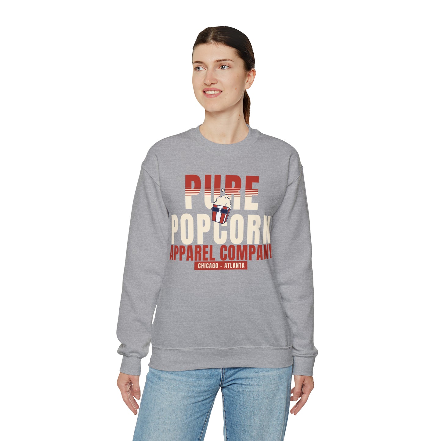 PURE POPCORN APPAREL COMPANY BOLD SWEATSHIRT