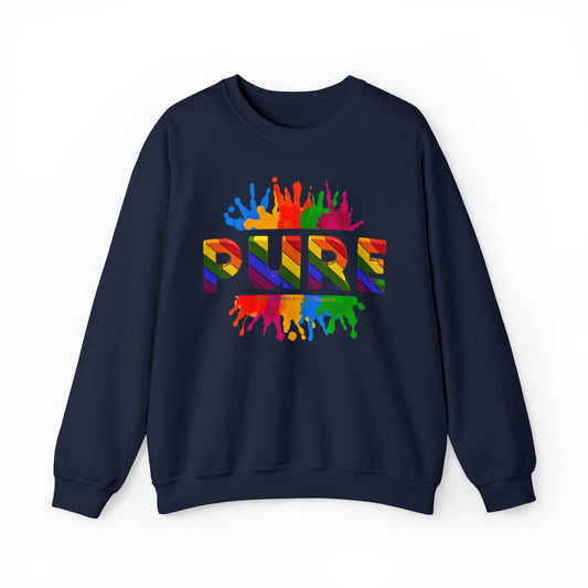 PURE PAINT SPLATTER SWEATSHIRT