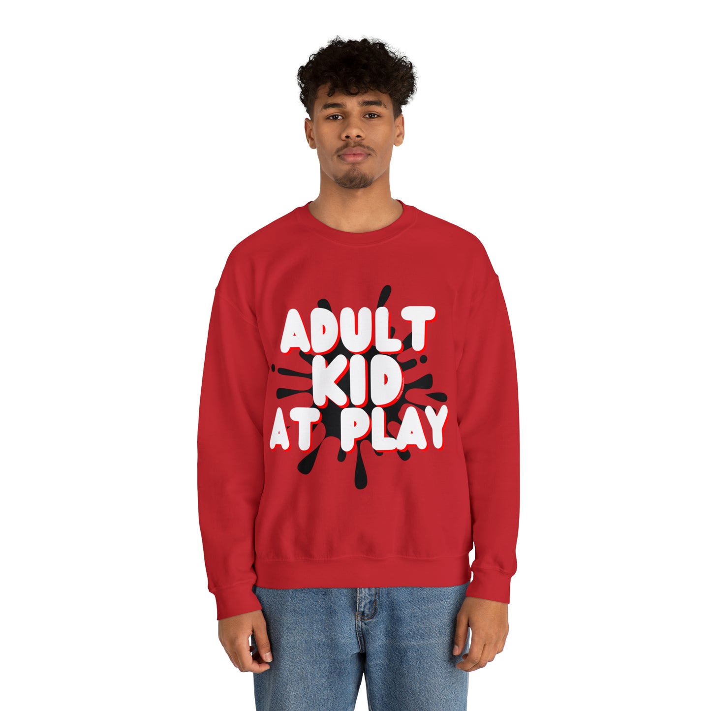 ADULT KID AT PLAY SWEATSHIRT
