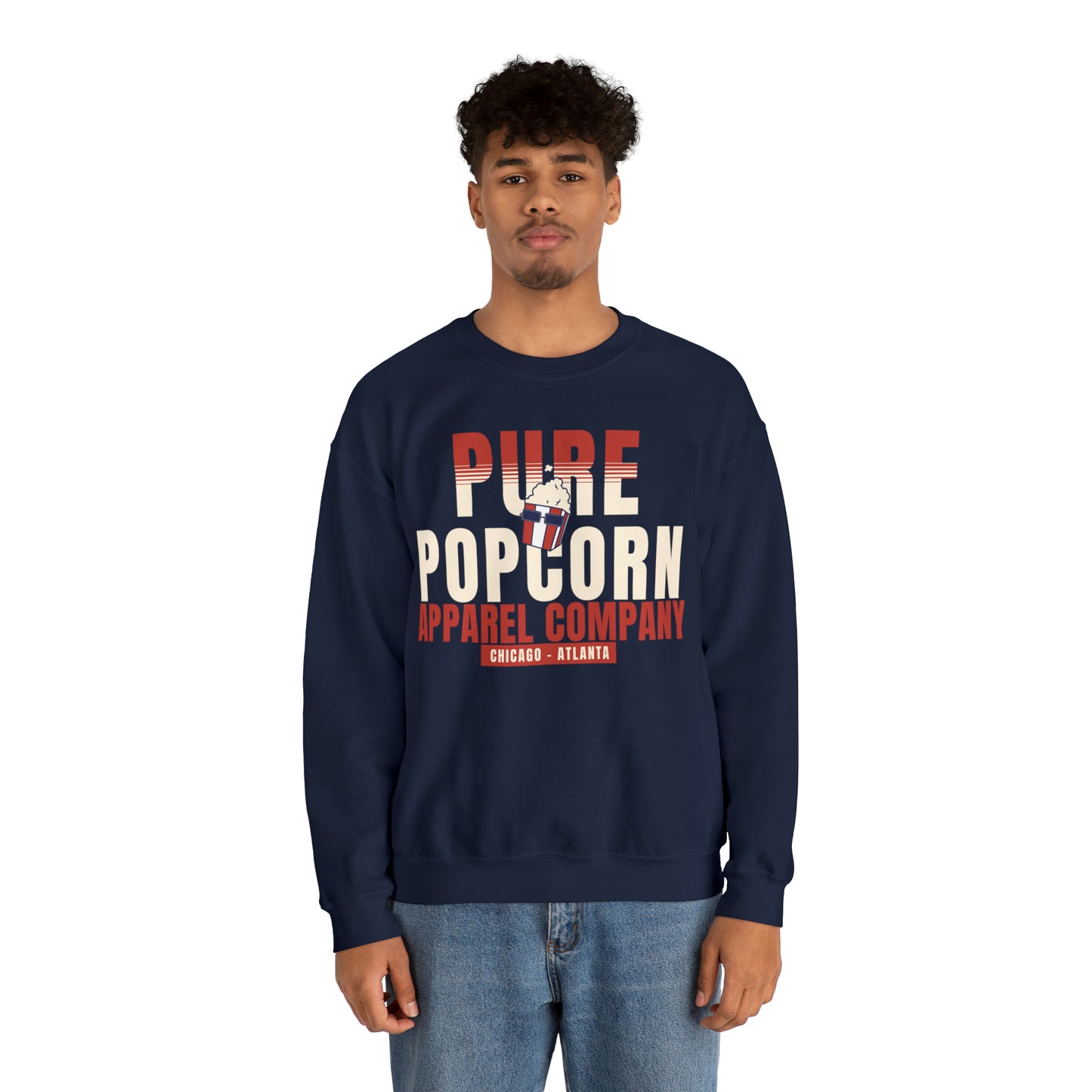 PURE POPCORN APPAREL COMPANY BOLD SWEATSHIRT