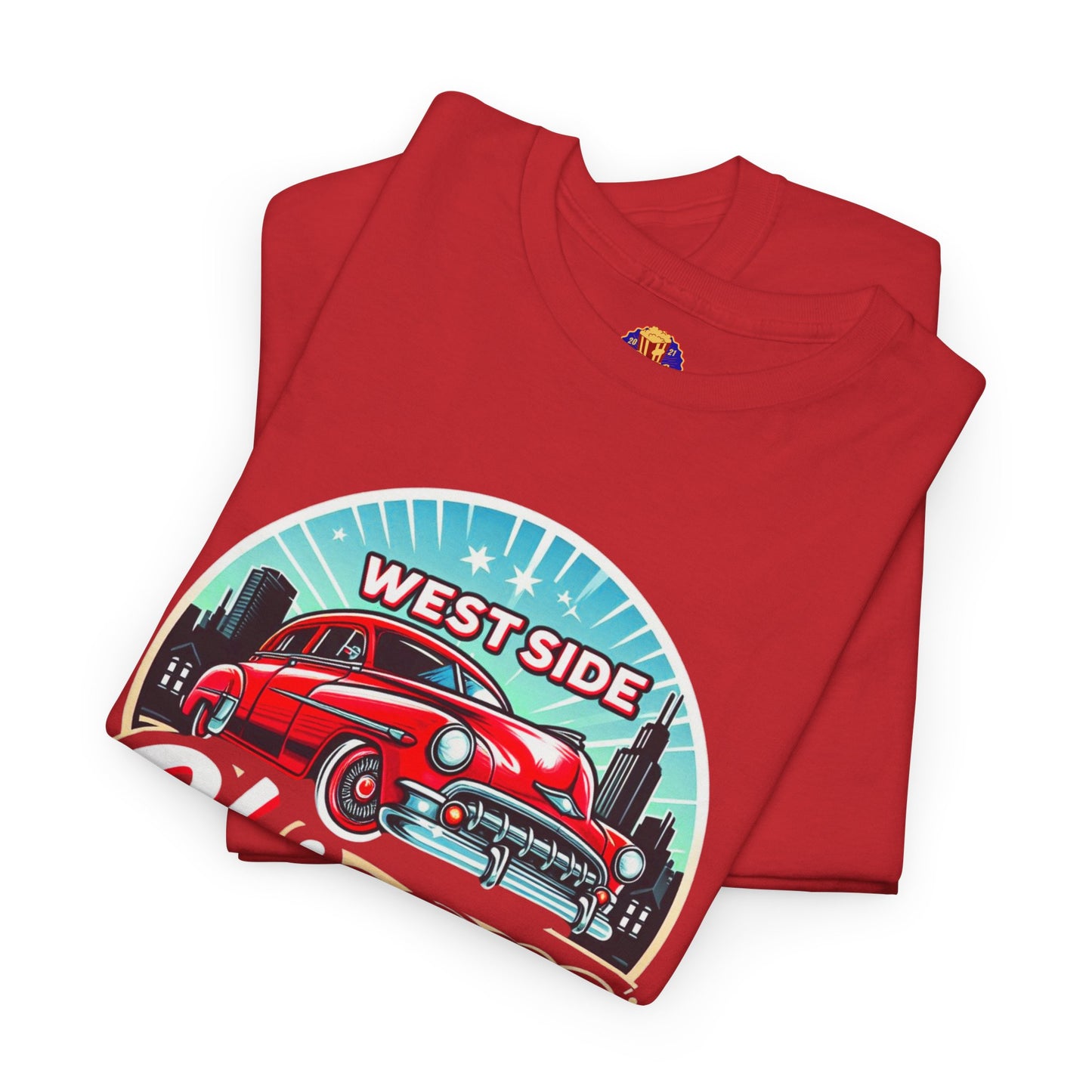 WESTSIDE CHICAGO CLASSIC CAR Unisex Heavy Cotton Tee