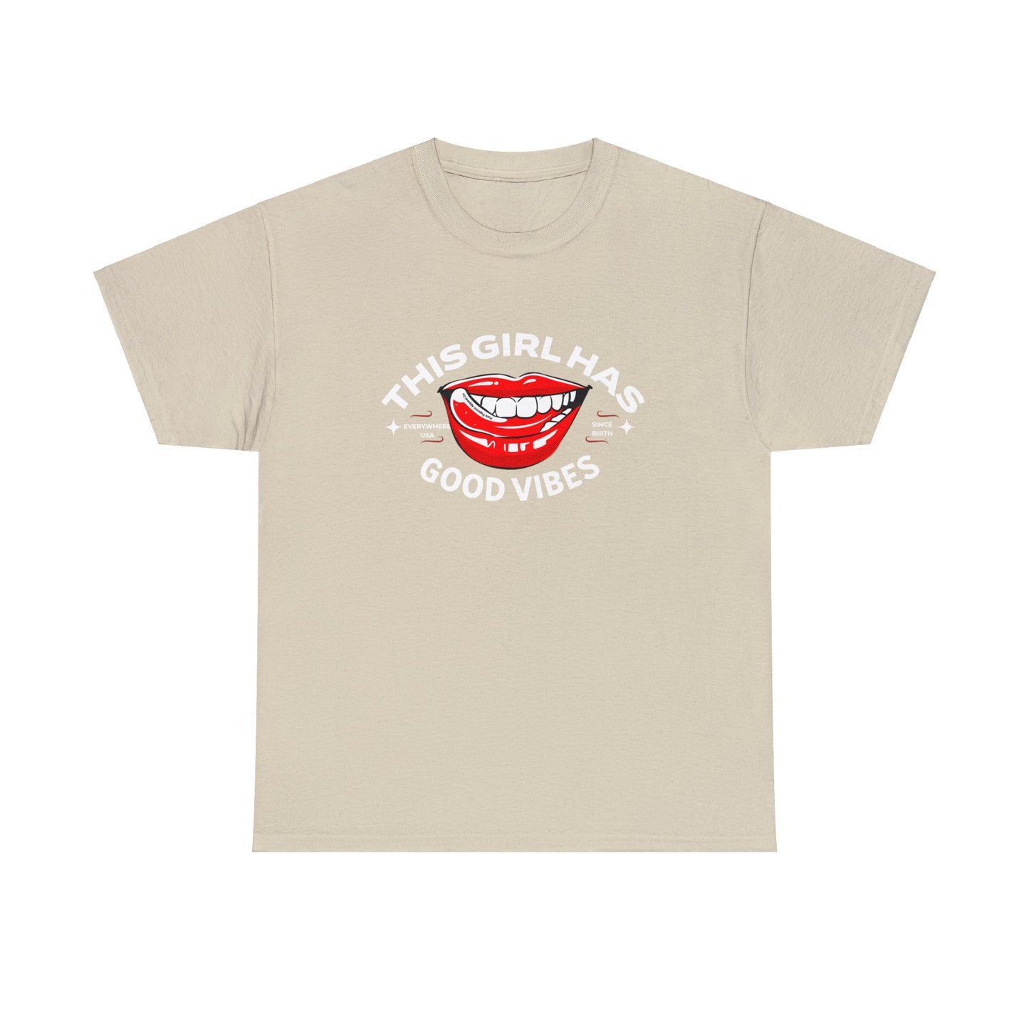 GOOD VIBES-Unisex Heavy Cotton Tee