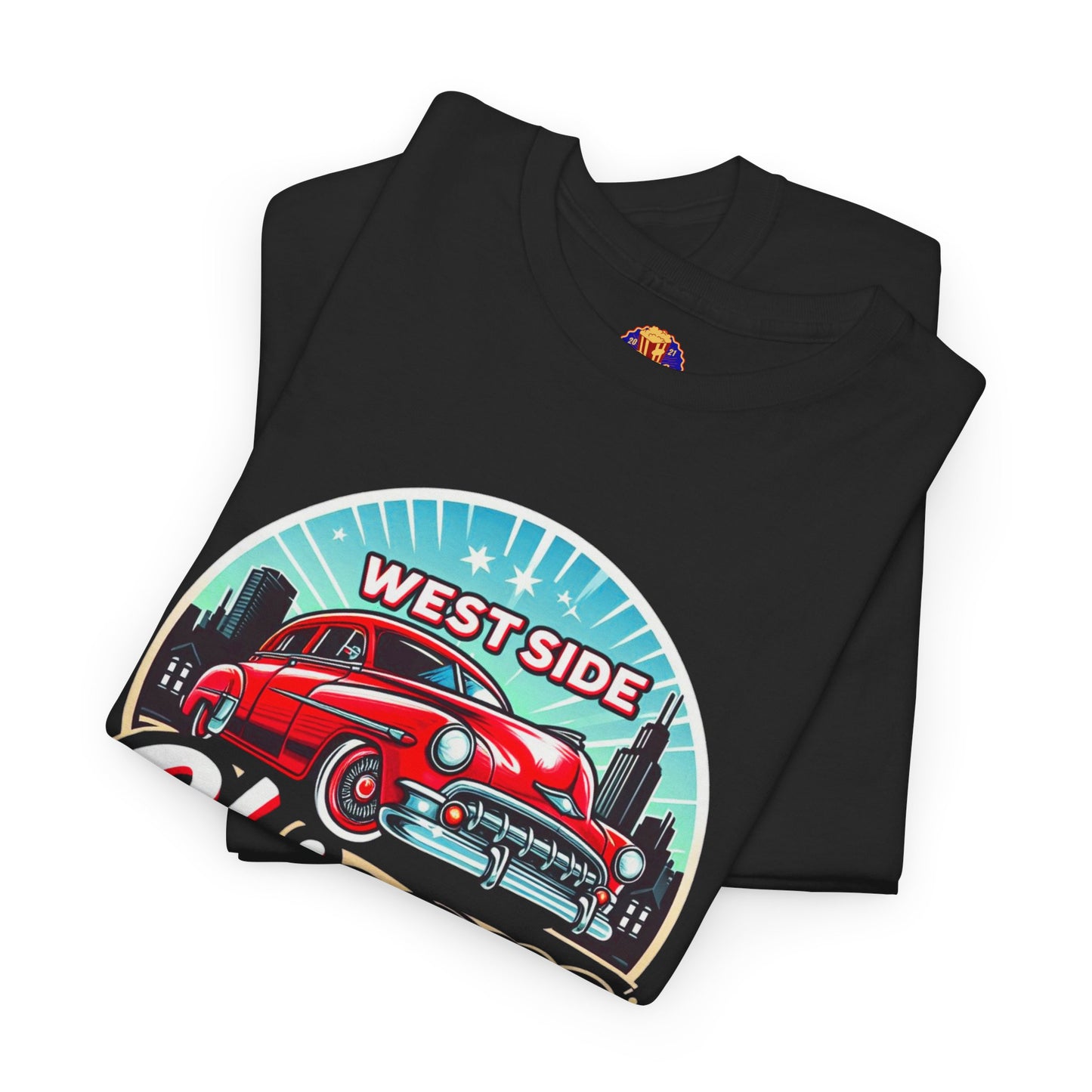 WESTSIDE CHICAGO CLASSIC CAR Unisex Heavy Cotton Tee