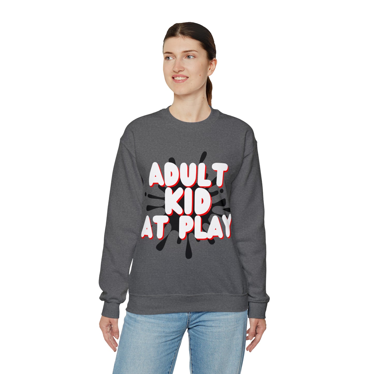 ADULT KID AT PLAY SWEATSHIRT