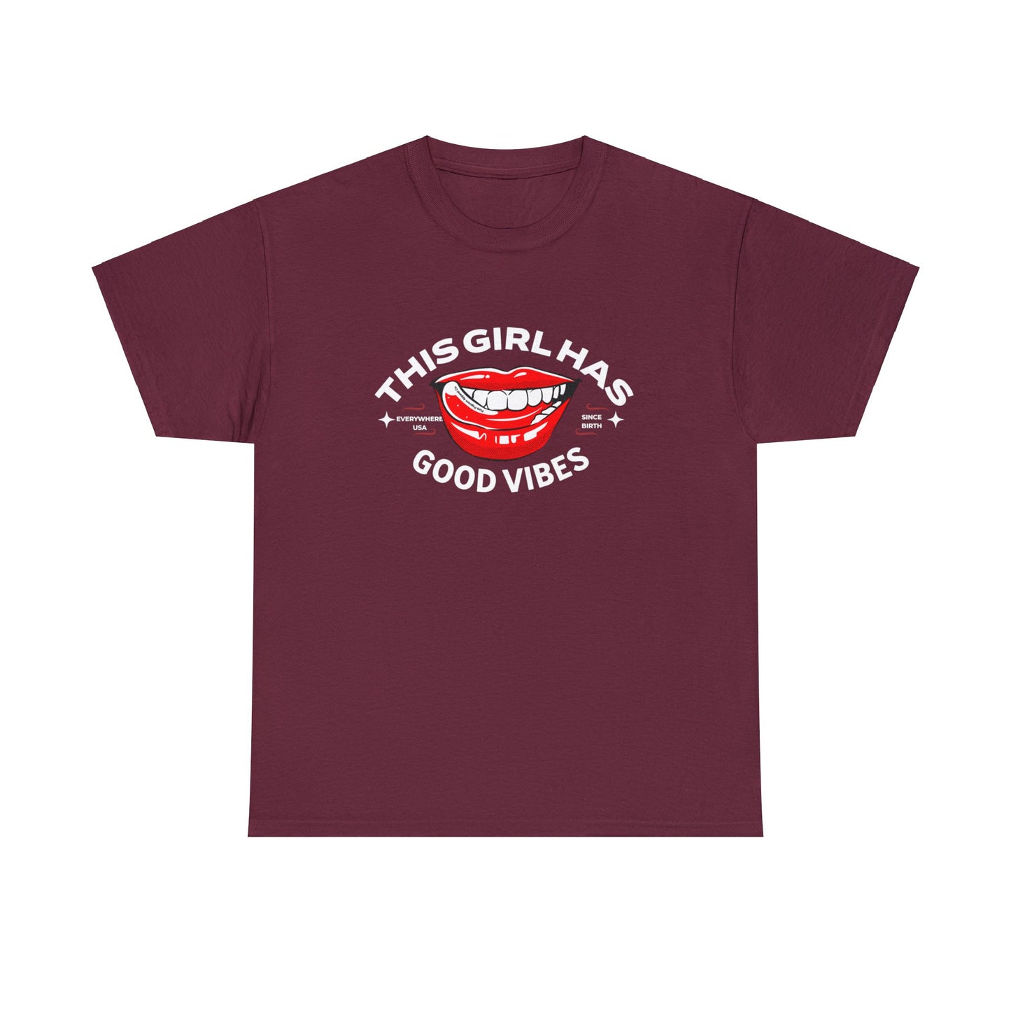 GOOD VIBES-Unisex Heavy Cotton Tee