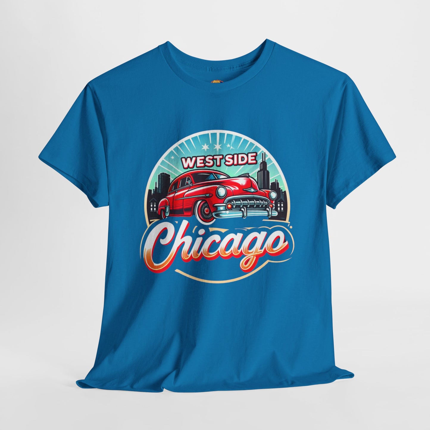 WESTSIDE CHICAGO CLASSIC CAR Unisex Heavy Cotton Tee