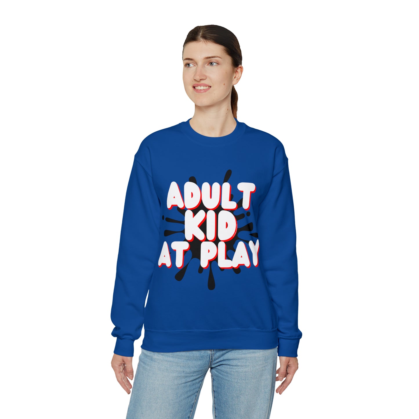 ADULT KID AT PLAY SWEATSHIRT