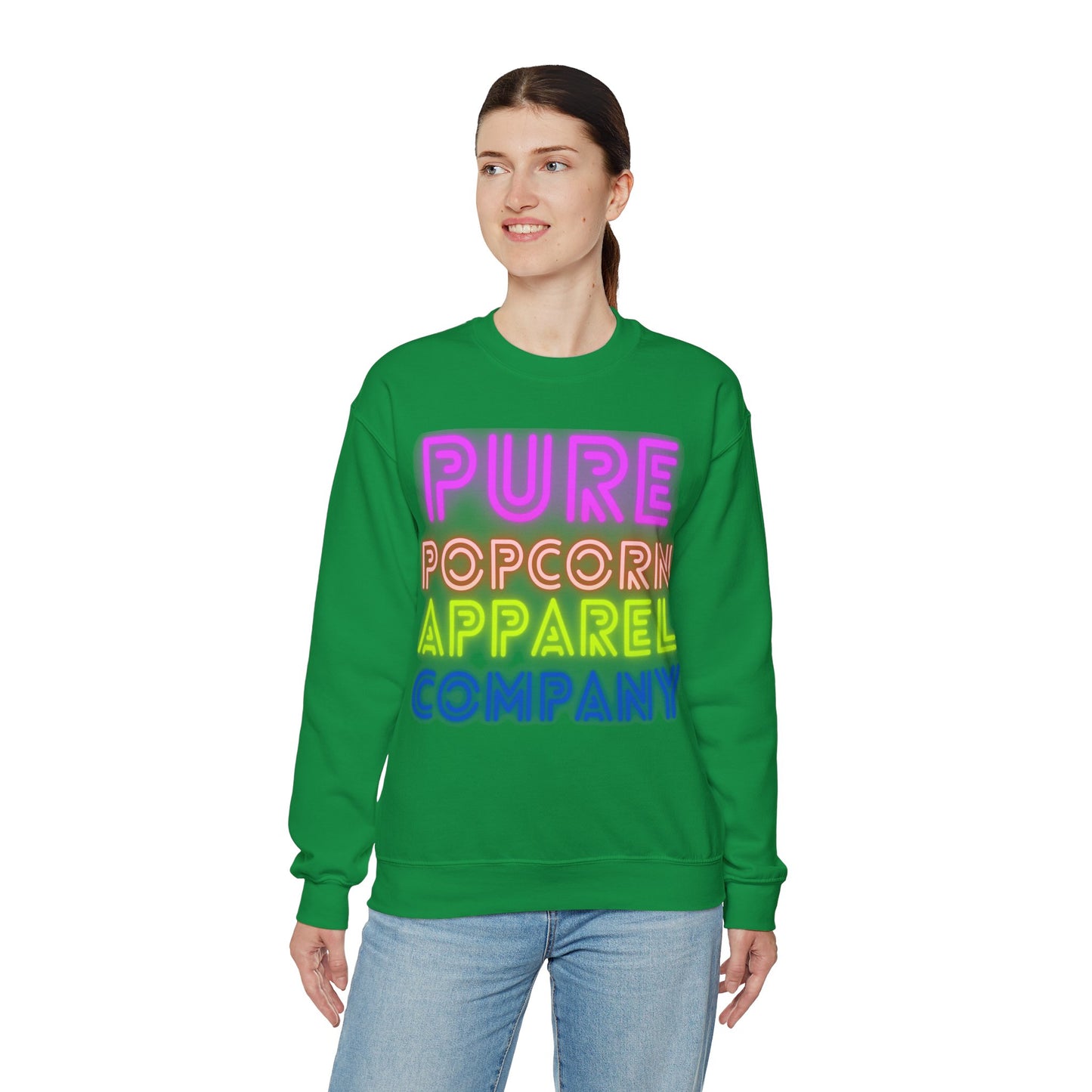 NEON PURE POPCORN APPAREL COMPANY SWEATSHIRT
