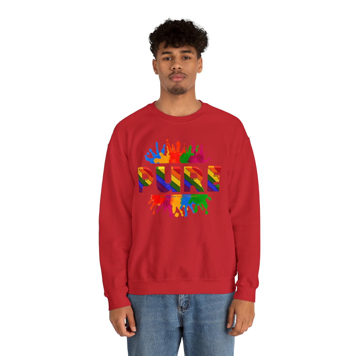 PURE PAINT SPLATTER SWEATSHIRT