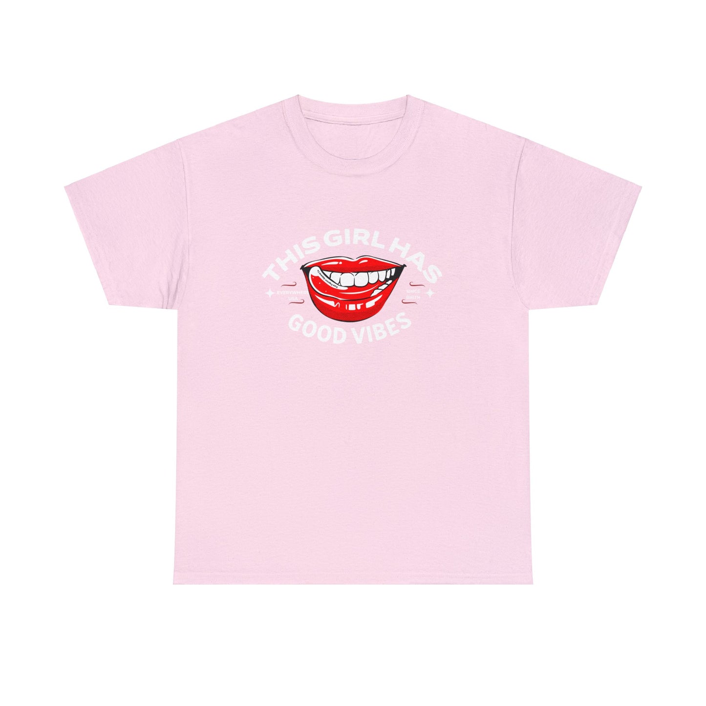 GOOD VIBES-Unisex Heavy Cotton Tee