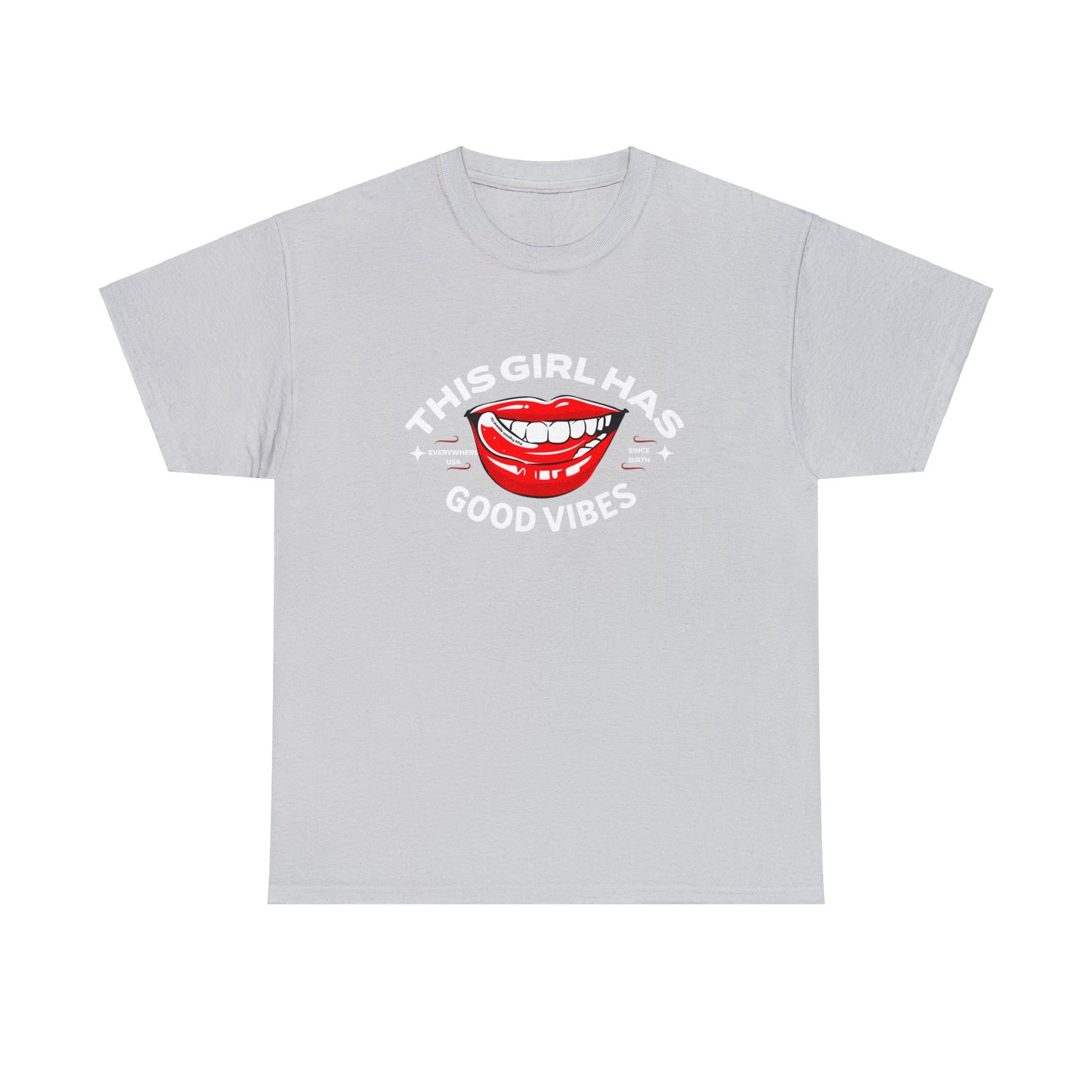 GOOD VIBES-Unisex Heavy Cotton Tee