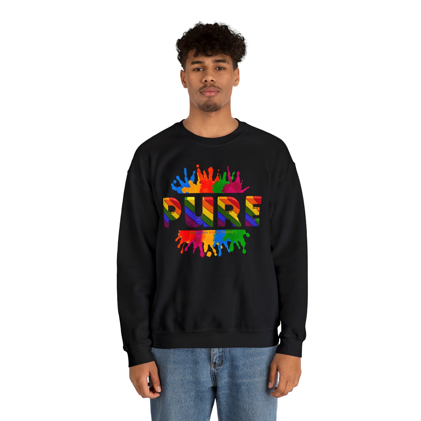 PURE PAINT SPLATTER SWEATSHIRT