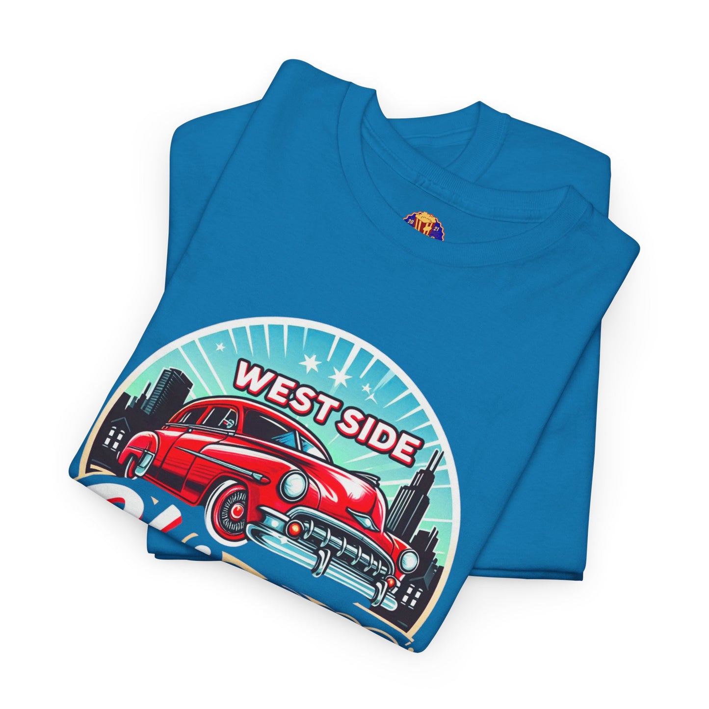 WESTSIDE CHICAGO CLASSIC CAR Unisex Heavy Cotton Tee