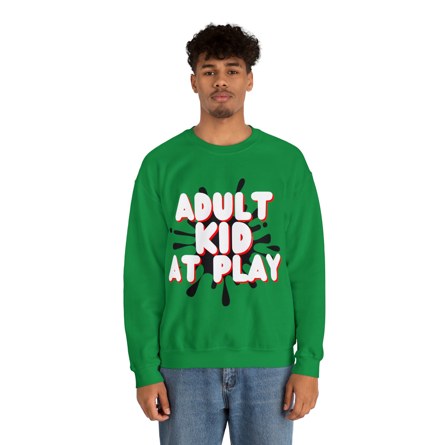 ADULT KID AT PLAY SWEATSHIRT