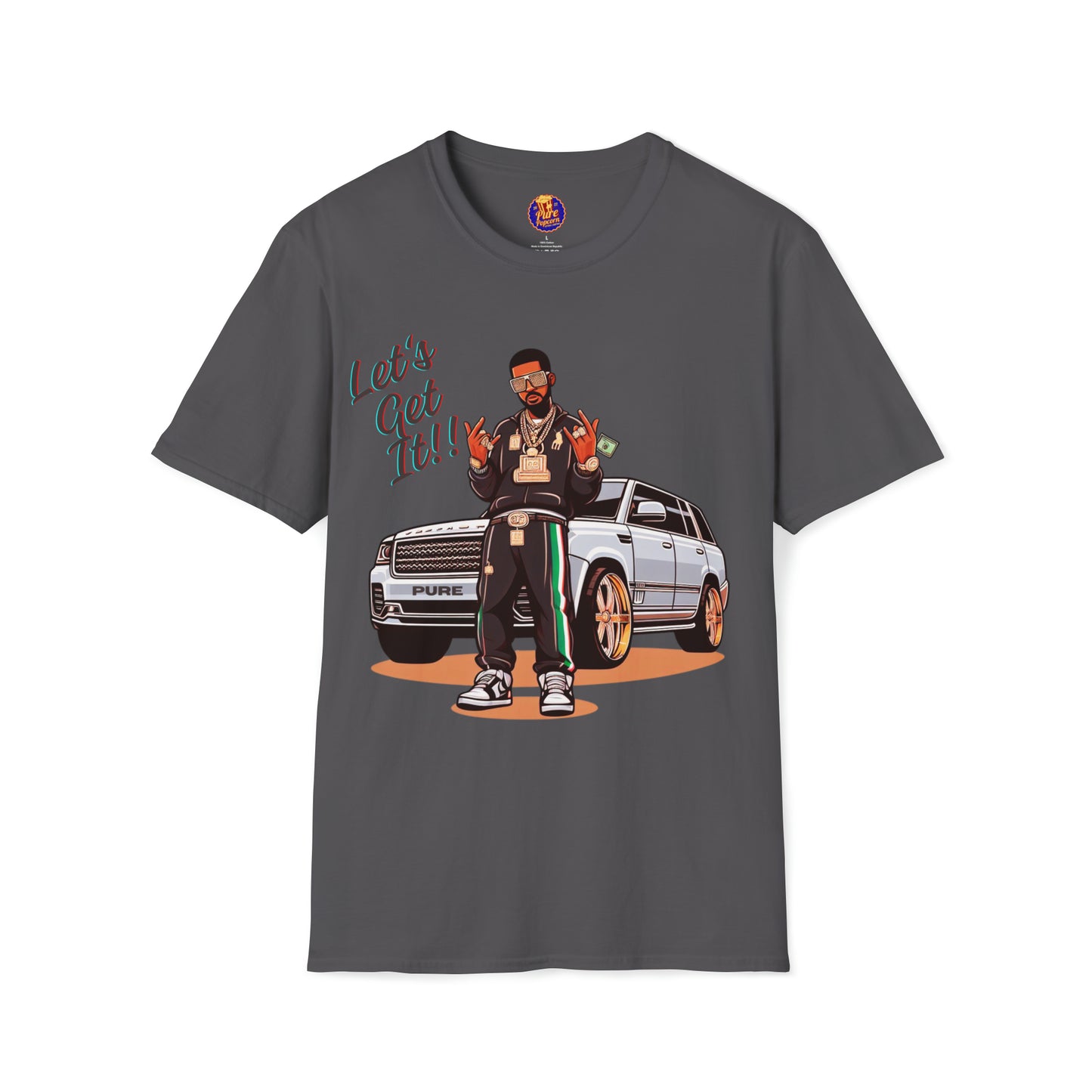 LET'S GET IT-Unisex Softstyle T-Shirt