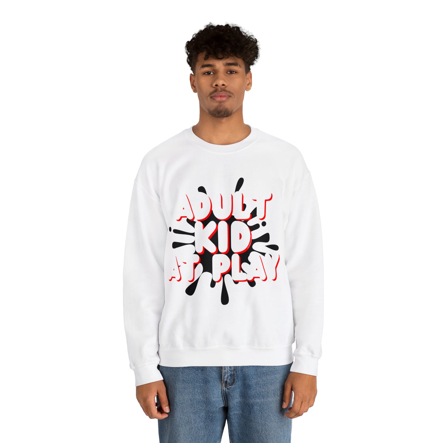 ADULT KID AT PLAY SWEATSHIRT
