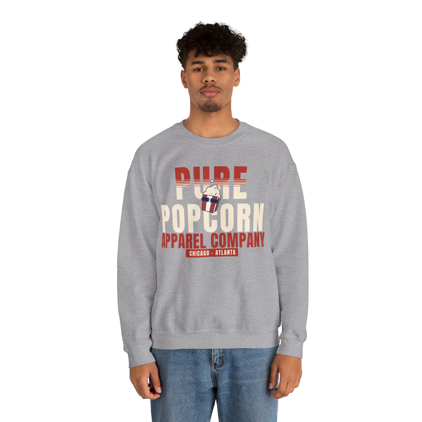 PURE POPCORN APPAREL COMPANY BOLD SWEATSHIRT