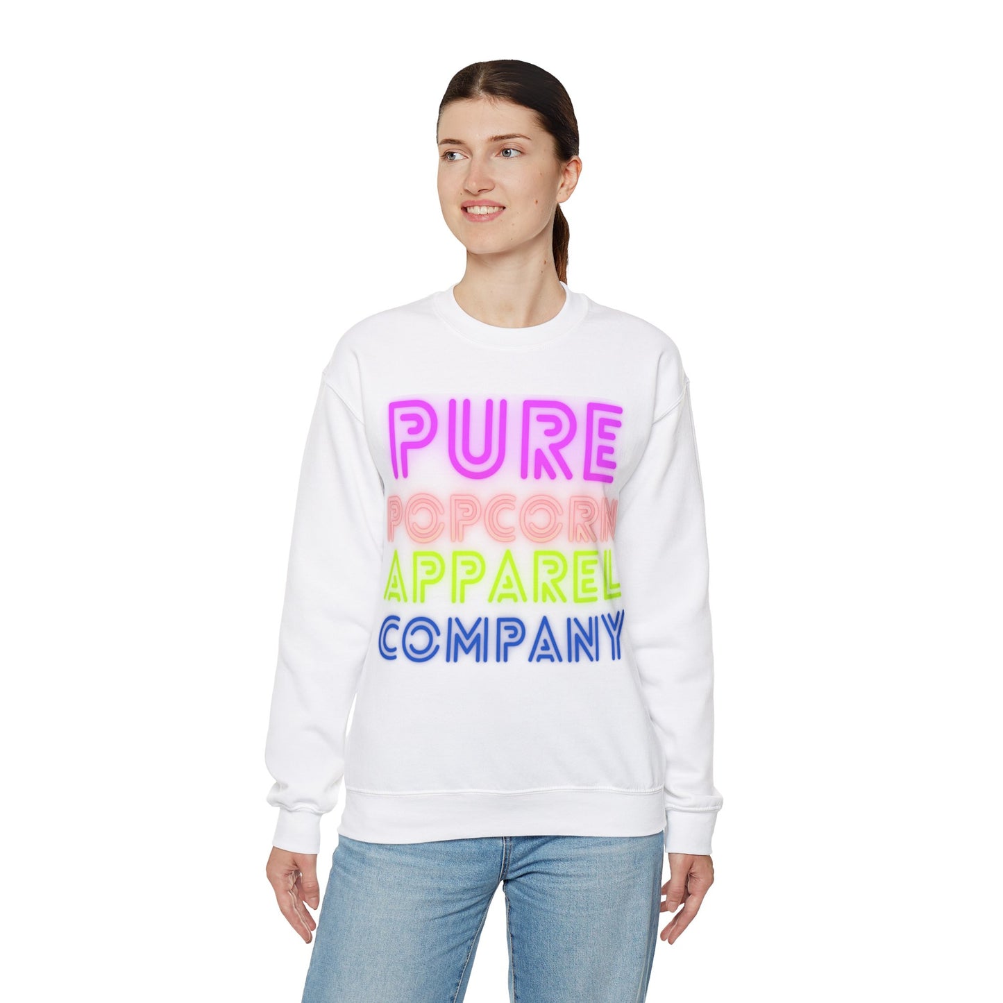 NEON PURE POPCORN APPAREL COMPANY SWEATSHIRT