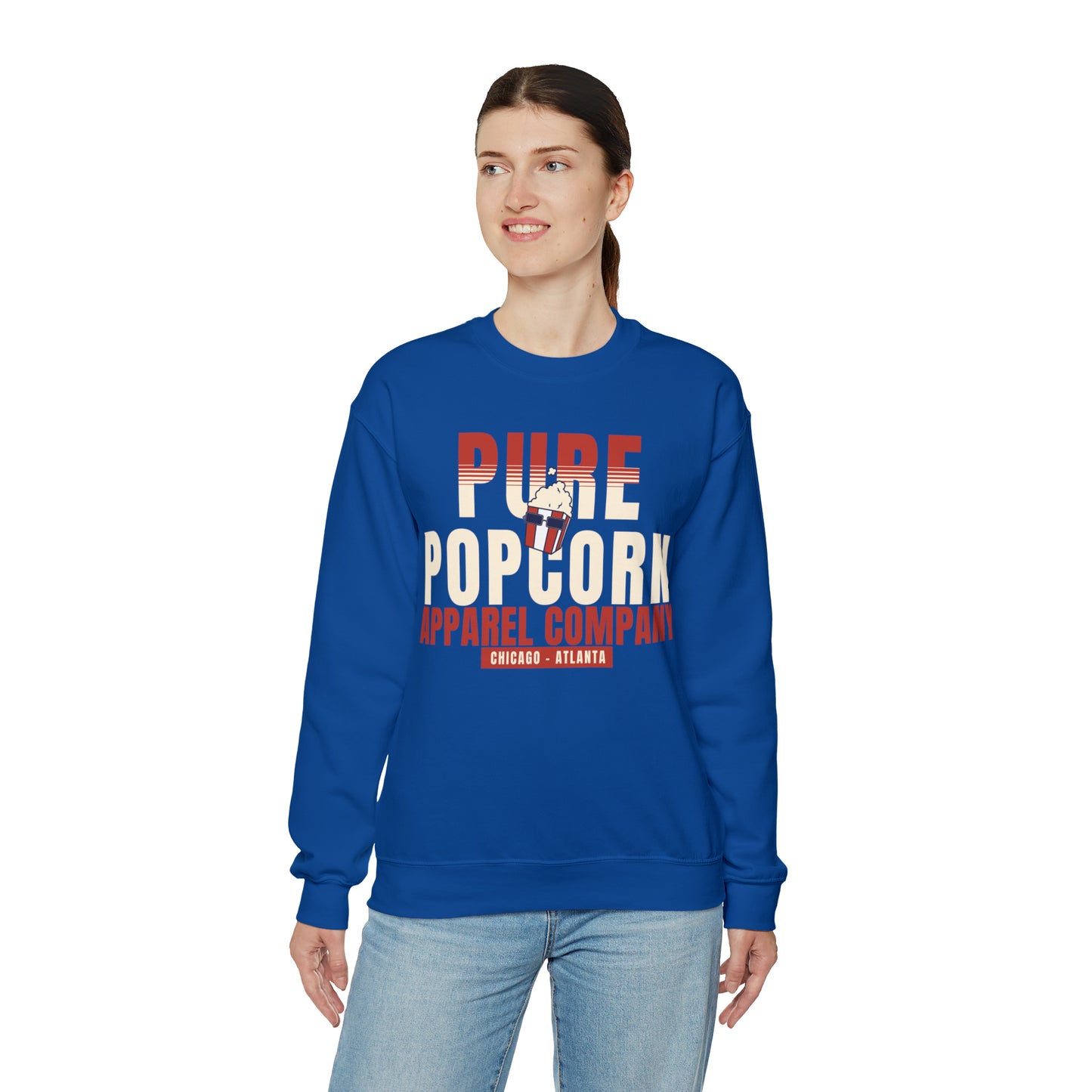 PURE POPCORN APPAREL COMPANY BOLD SWEATSHIRT