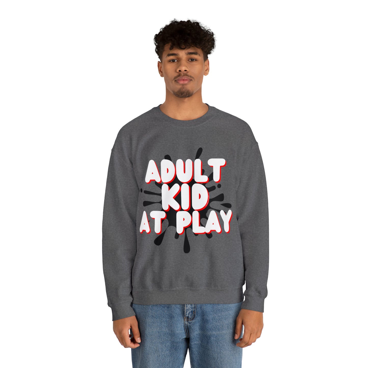 ADULT KID AT PLAY SWEATSHIRT