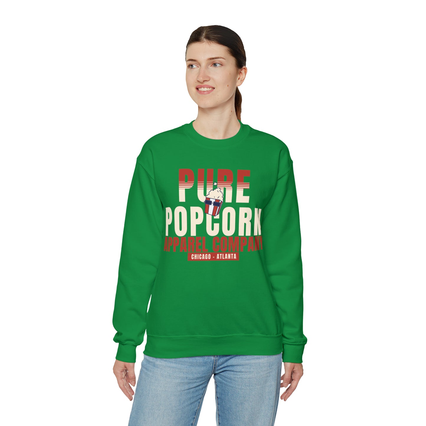 PURE POPCORN APPAREL COMPANY BOLD SWEATSHIRT