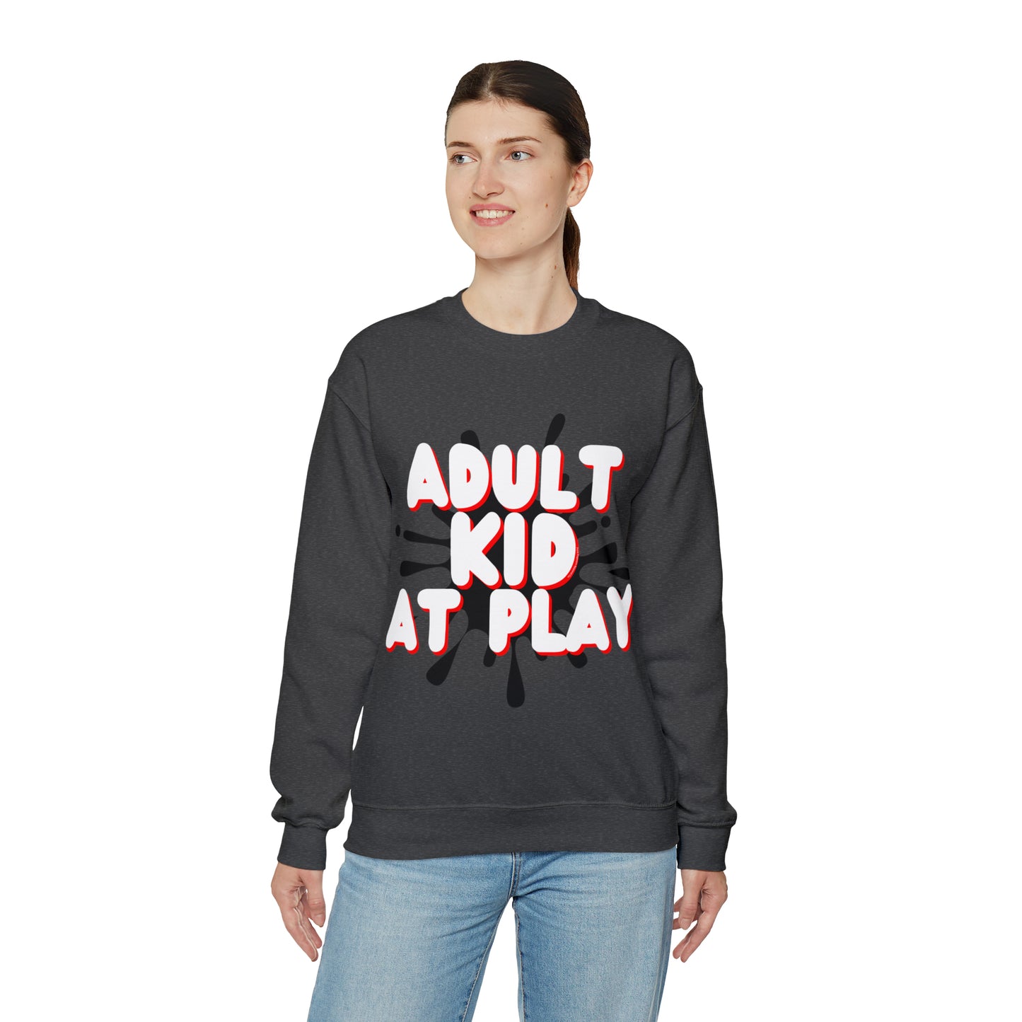 ADULT KID AT PLAY SWEATSHIRT