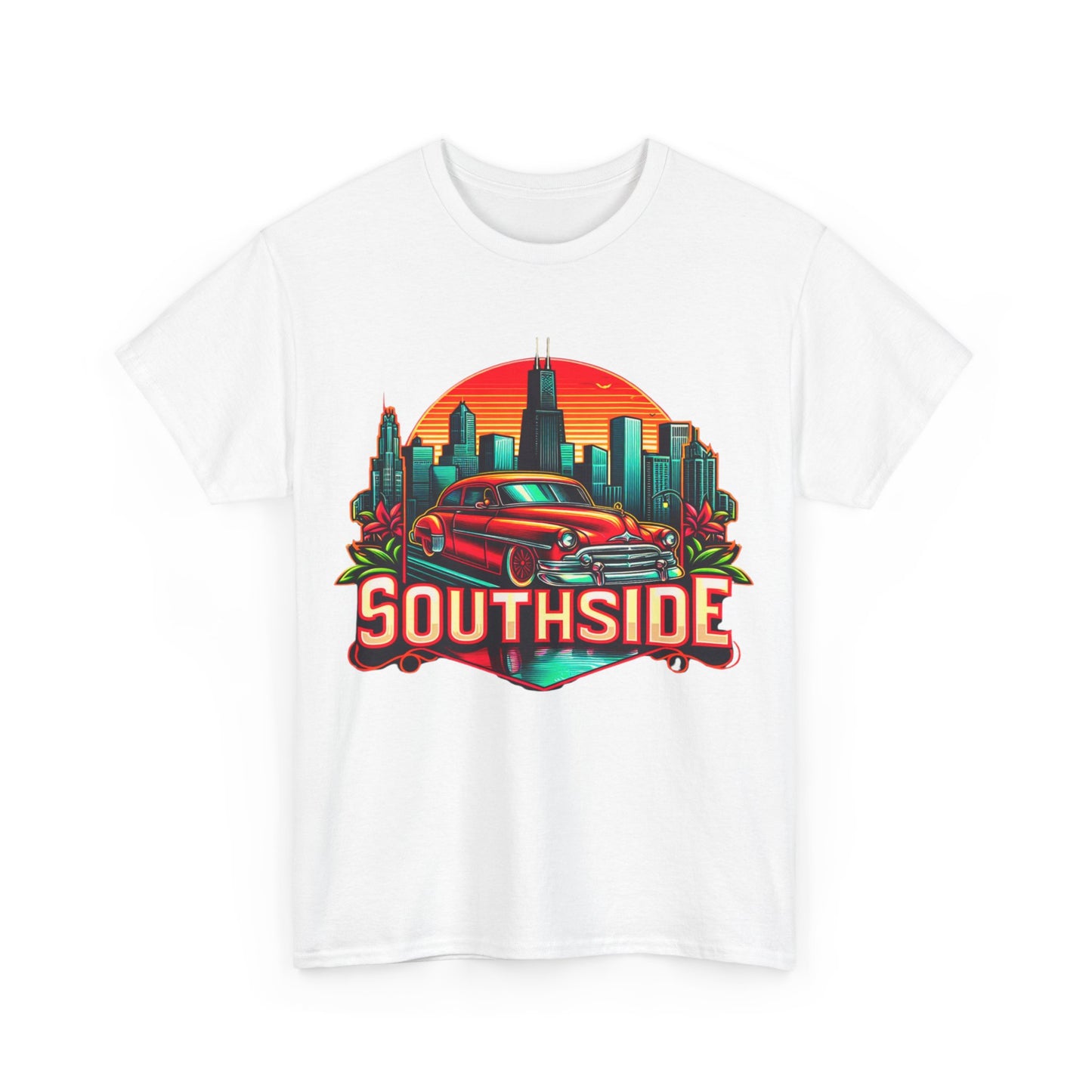 SOUTHSIDE OL SCHOOL CAR Unisex Heavy Cotton Tee