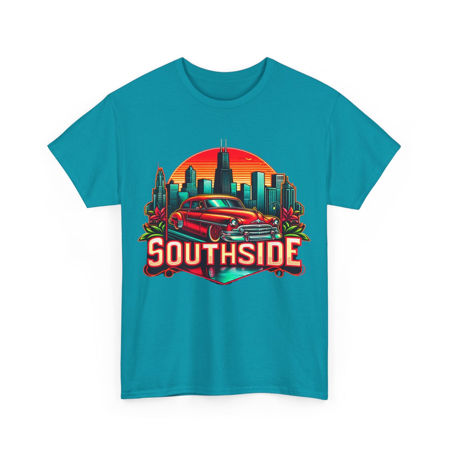 SOUTHSIDE OL SCHOOL CAR Unisex Heavy Cotton Tee