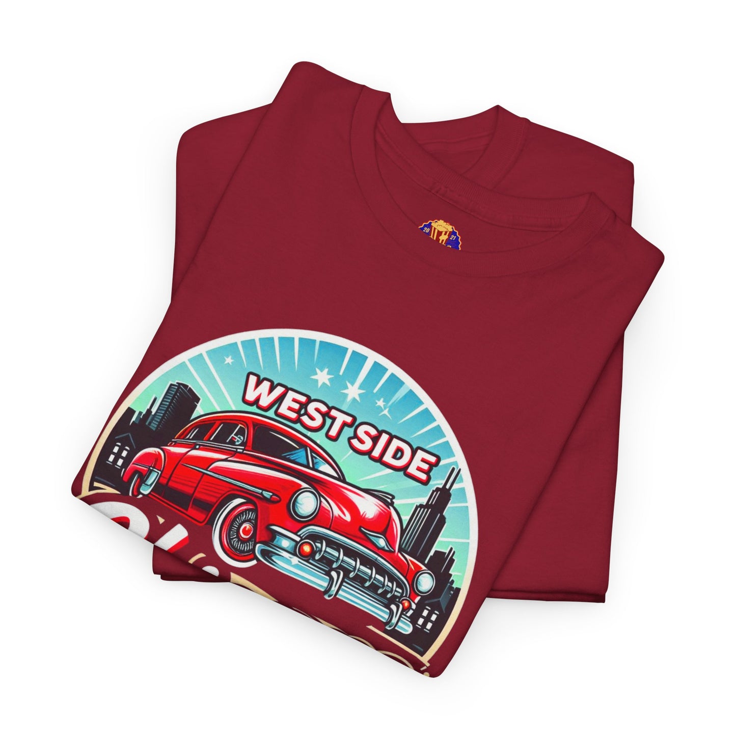 WESTSIDE CHICAGO CLASSIC CAR Unisex Heavy Cotton Tee