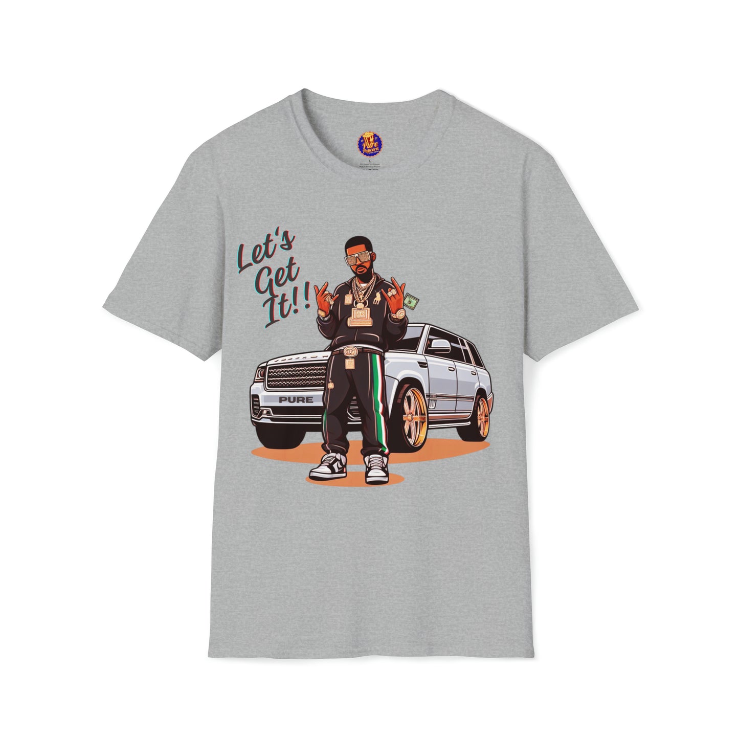 LET'S GET IT-Unisex Softstyle T-Shirt