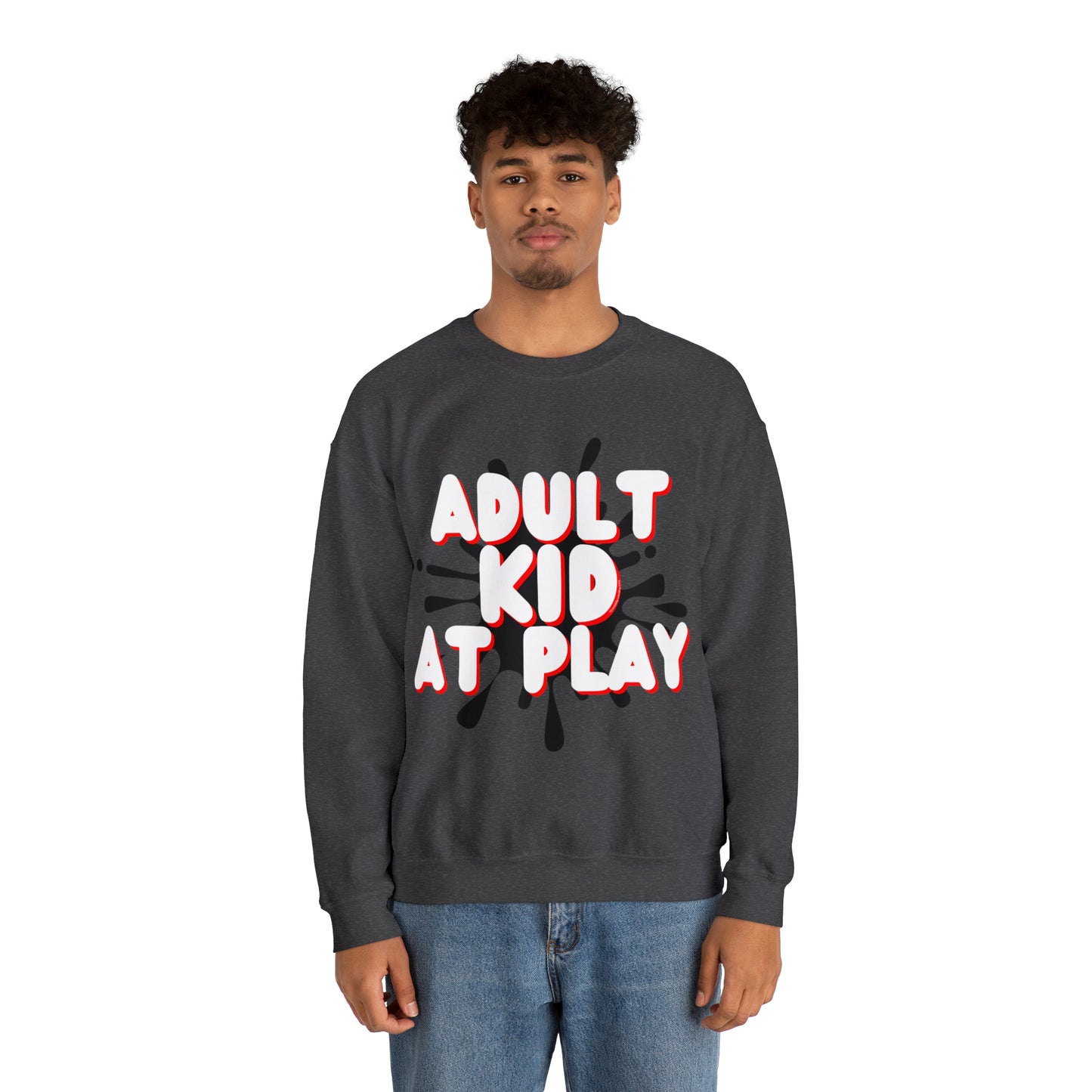 ADULT KID AT PLAY SWEATSHIRT