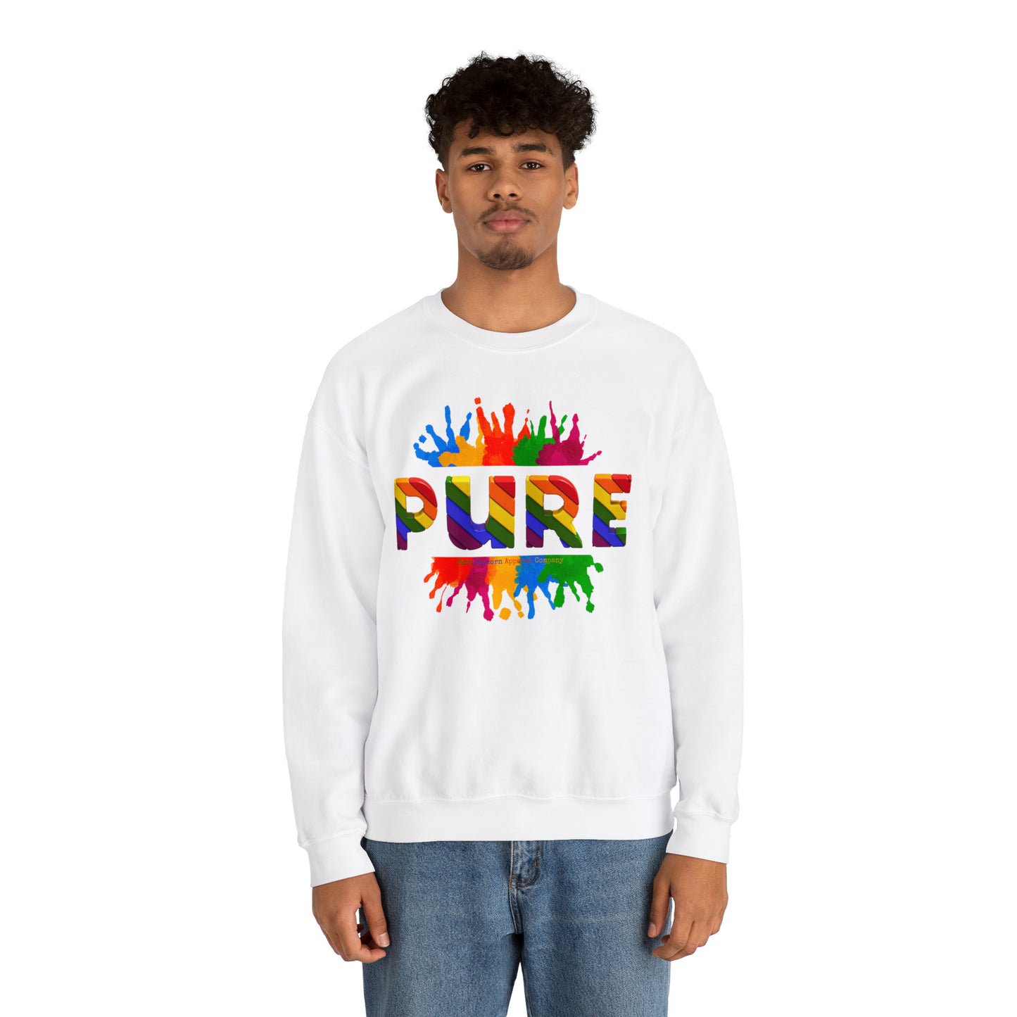 PURE PAINT SPLATTER SWEATSHIRT