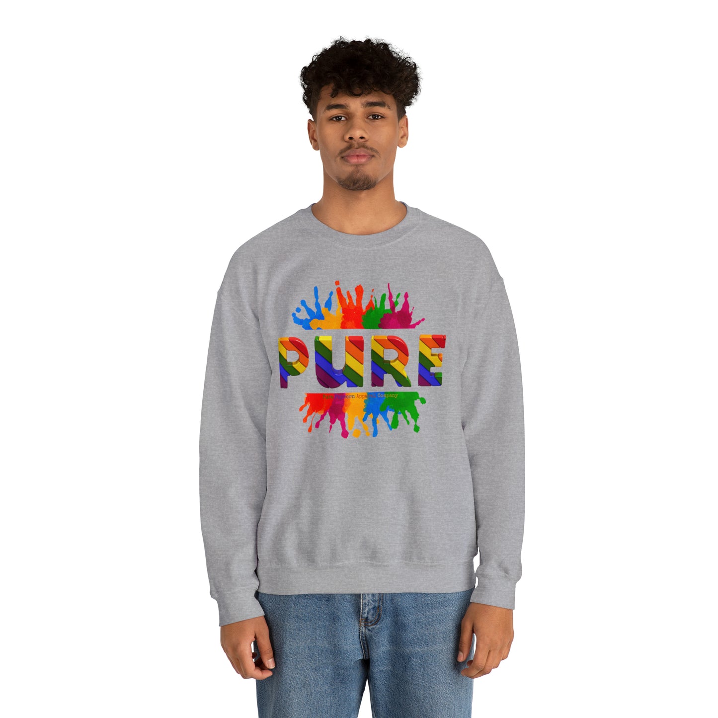 PURE PAINT SPLATTER SWEATSHIRT