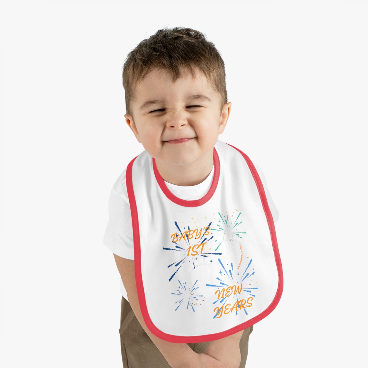 BABY 1ST NEW YEARS BIB