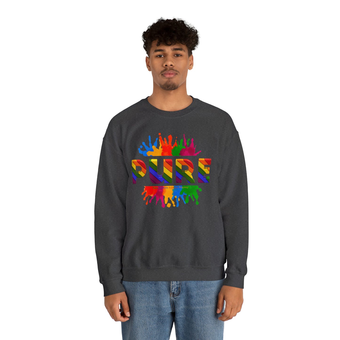 PURE PAINT SPLATTER SWEATSHIRT