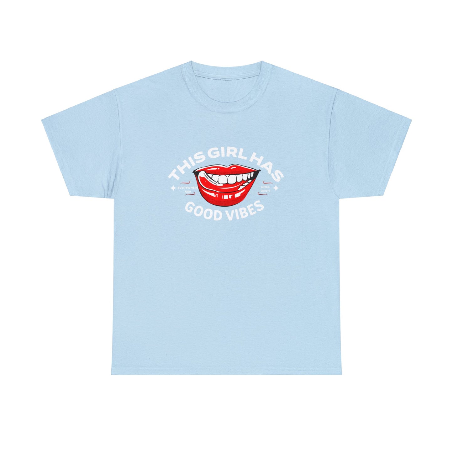 GOOD VIBES-Unisex Heavy Cotton Tee
