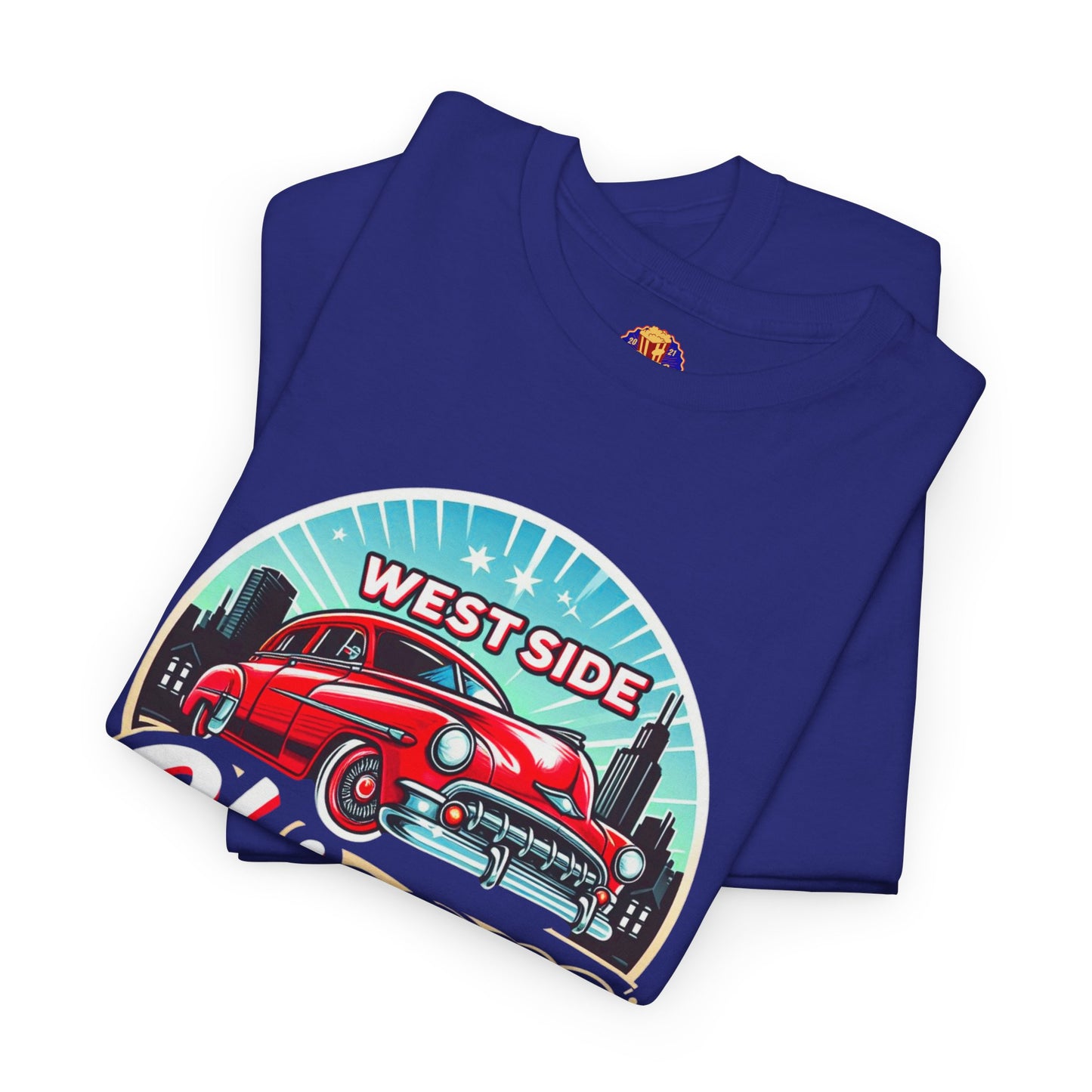 WESTSIDE CHICAGO CLASSIC CAR Unisex Heavy Cotton Tee