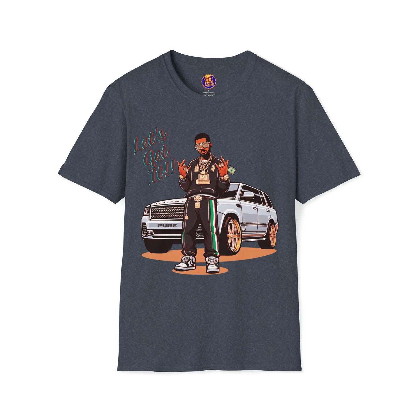 LET'S GET IT-Unisex Softstyle T-Shirt